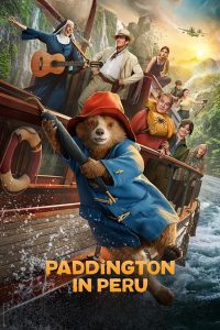 Paddington Bear on a ship with others on an adventure