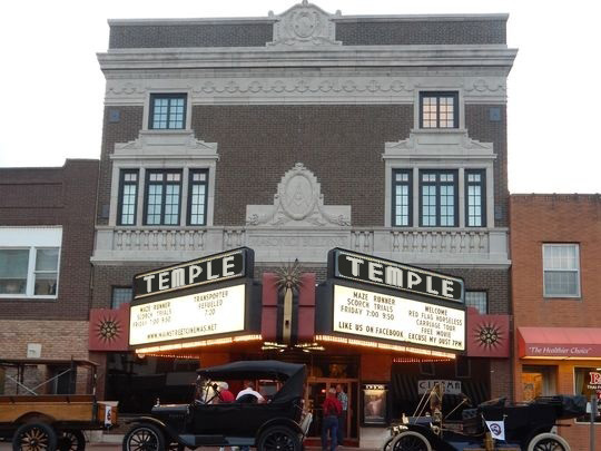 Temple Theatre in Mount Pleasant, IA
